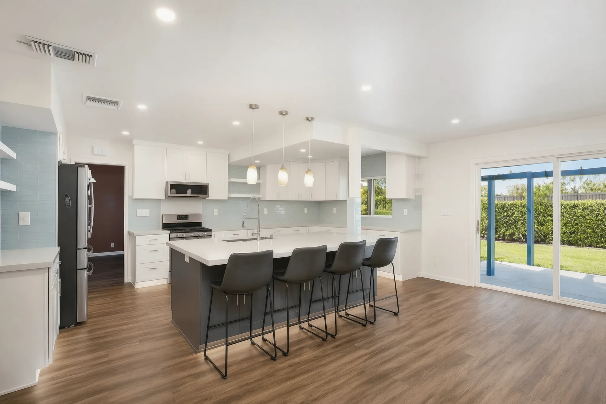 Open-concept kitchen remodel, Orange, Avorino