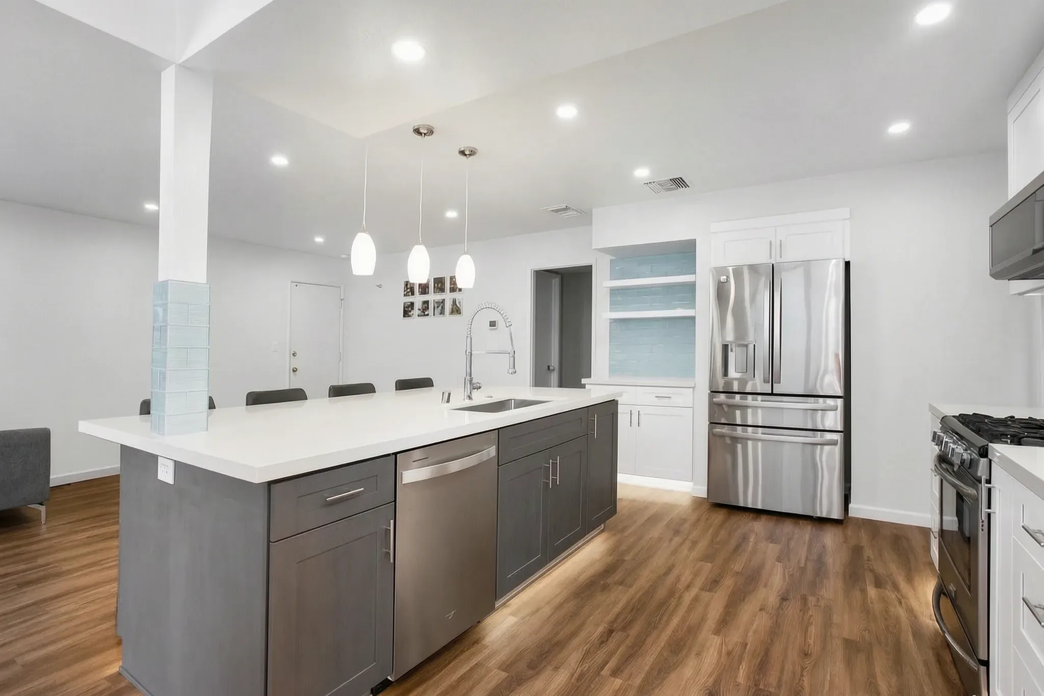 Open-concept kitchen remodel, Orange, Avorino