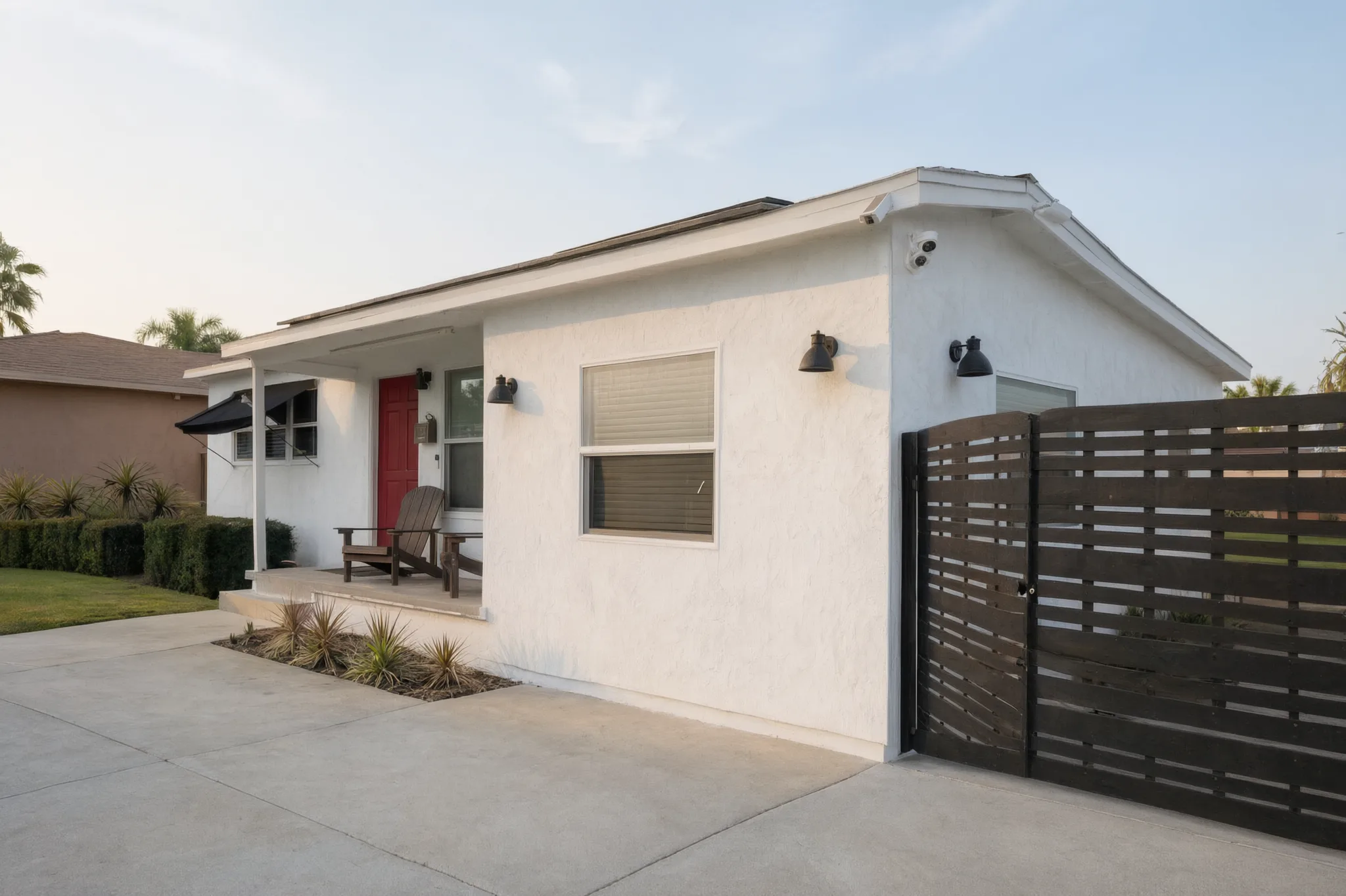 The finished garage-to-ADU conversion in La Habra, built by Avorino