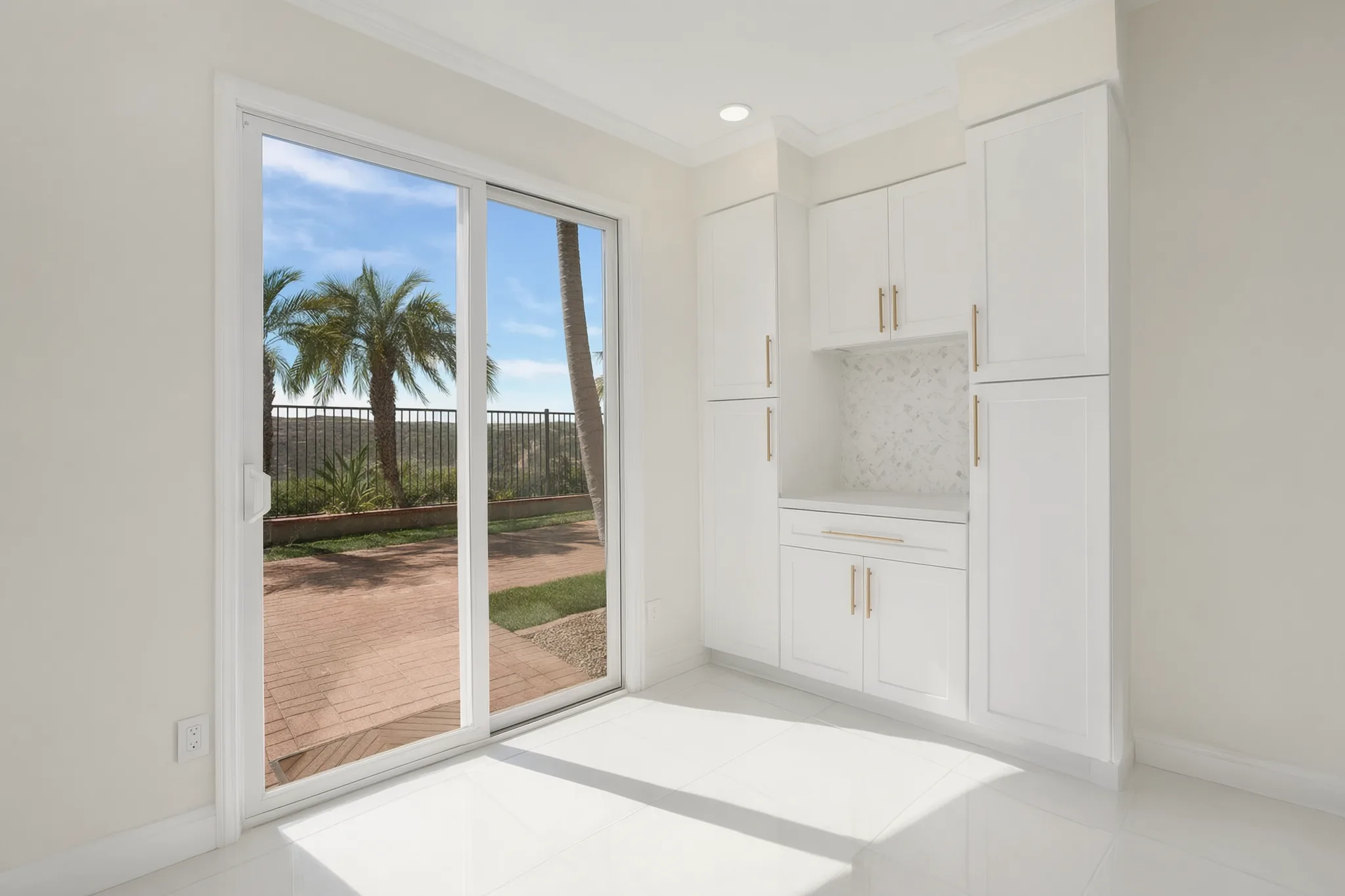 Luxury custom home — built-in cabinetry and hillside view, Aliso Viejo, Avorino