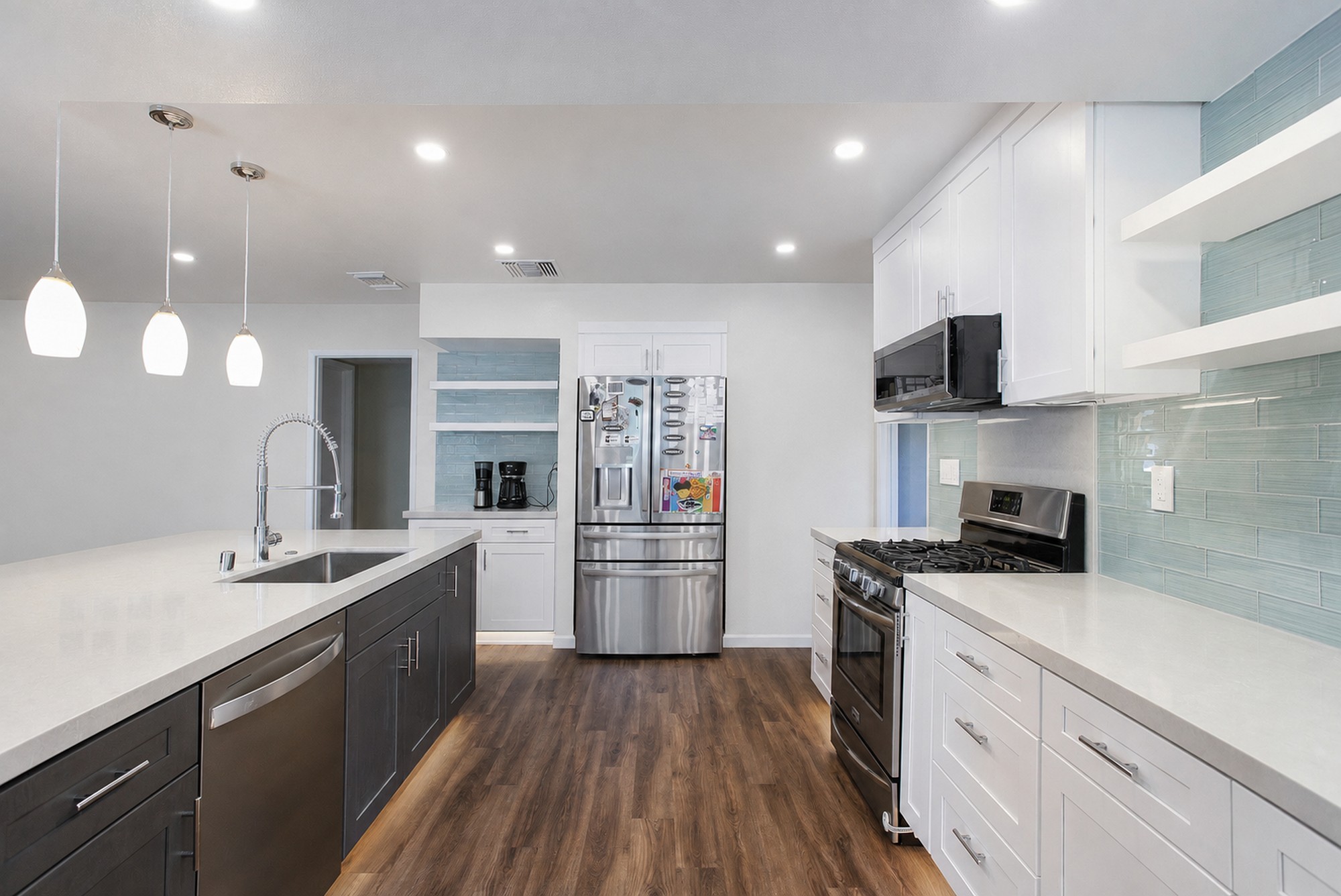 Open-concept kitchen remodel, Orange, Avorino