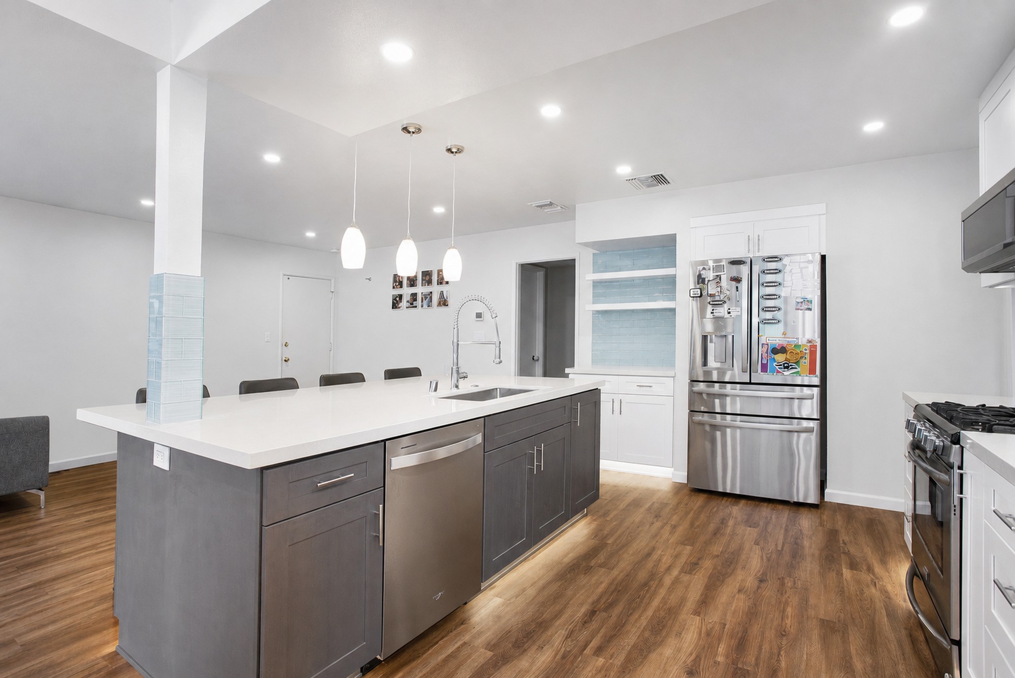 Open-concept kitchen remodel, Orange, Avorino