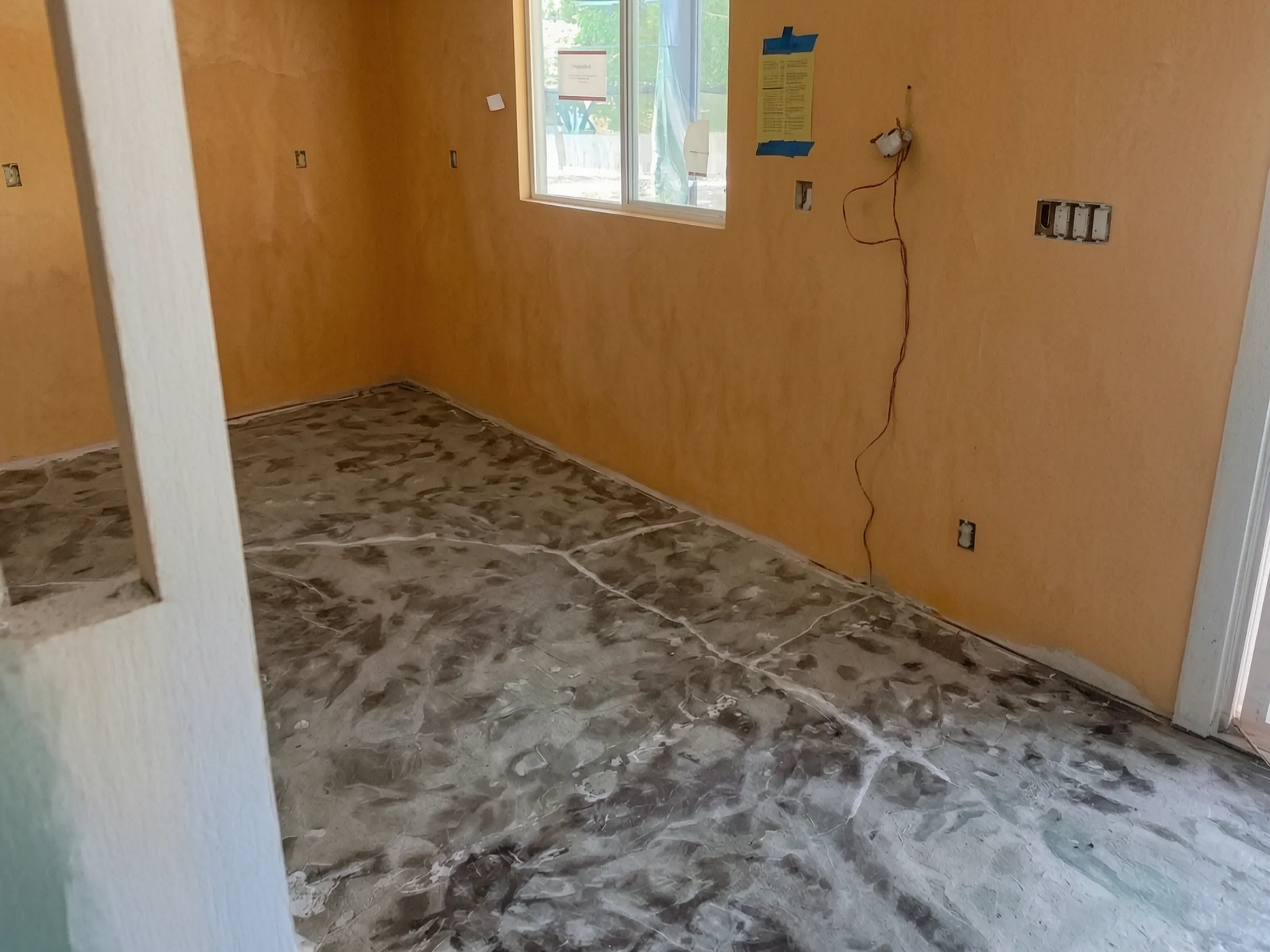 The room gutted. Kitchen remodel, Orange, by Avorino.
